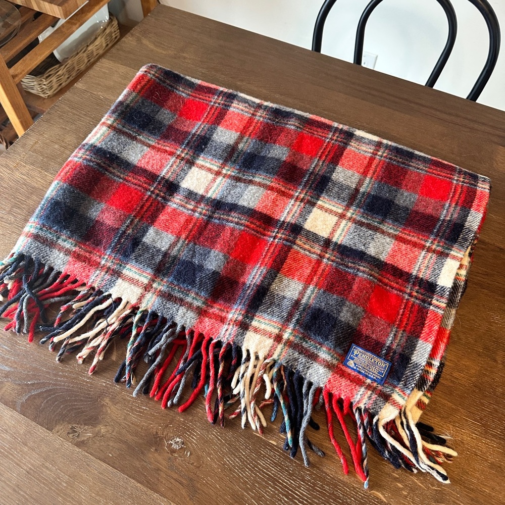 Pendleton vintage wool blanket made